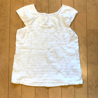 ジーユー(GU)の半袖Tシャツ　140cm  カットソー　子供　GU 白　2(Tシャツ/カットソー)