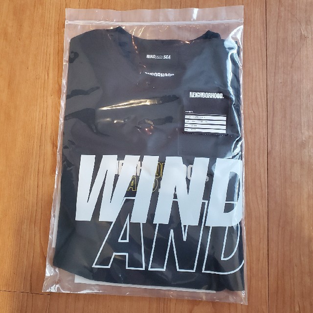 M NEIGHBORHOOD × WIND AND SEA tee Black