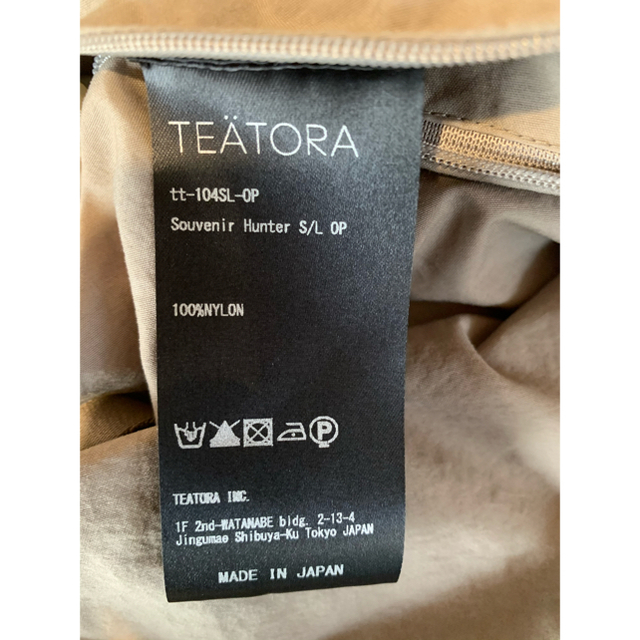 1LDK SELECT(ワンエルディーケーセレクト)のTeatora SOUVENIR HUNTER S/L Desert Beige メンズのジャケット/アウター(マウンテンパーカー)の商品写真