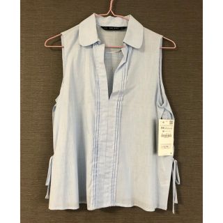 ザラ(ZARA)のS様専用　新品！ZARA★ノースリーブシャツ ブラウス(シャツ/ブラウス(半袖/袖なし))