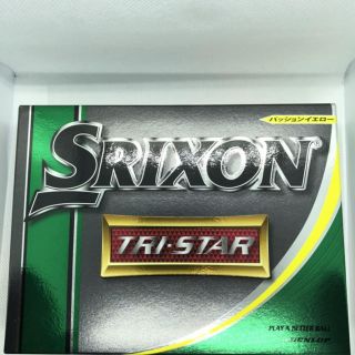 スリクソン(Srixon)の★TRI-STAR　パッションイエロー★1ダース　ダンロップ　スリクソン　ボール(その他)