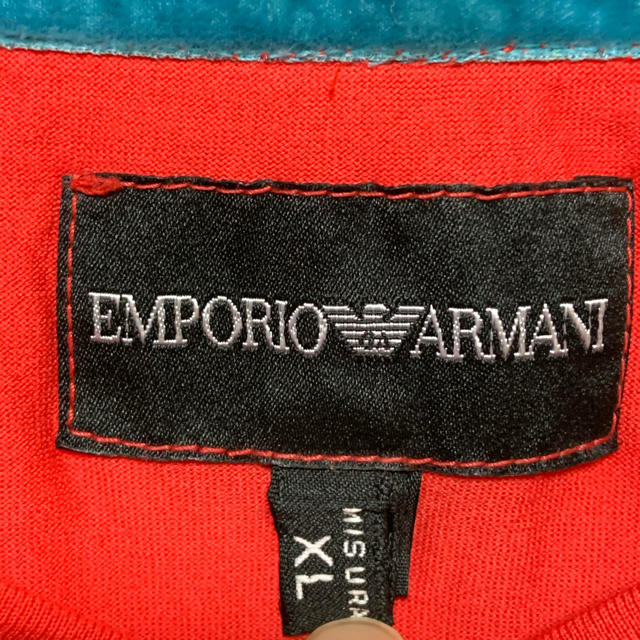 Emporio Armani(エンポリオアルマーニ)のエンポリオ　アルマーニ　EMPORIO ARMANI 赤色　ロンT メンズのトップス(Tシャツ/カットソー(七分/長袖))の商品写真