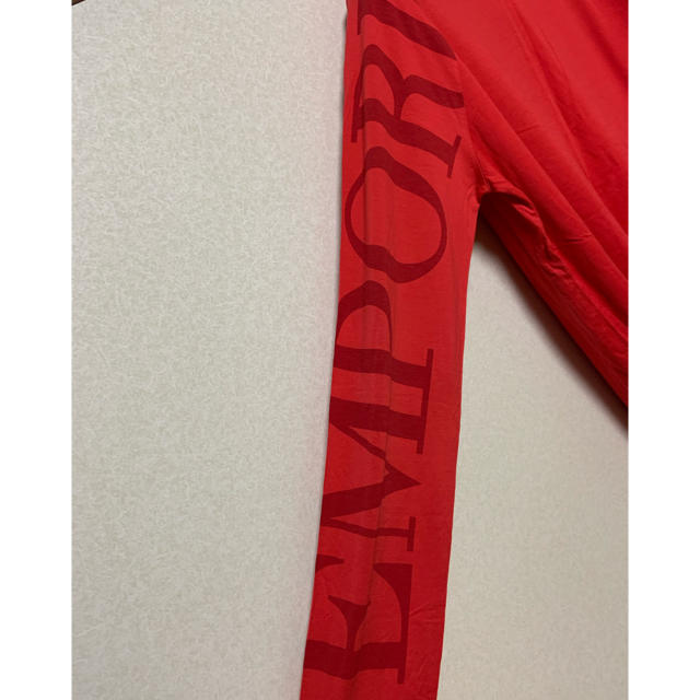 Emporio Armani(エンポリオアルマーニ)のエンポリオ　アルマーニ　EMPORIO ARMANI 赤色　ロンT メンズのトップス(Tシャツ/カットソー(七分/長袖))の商品写真