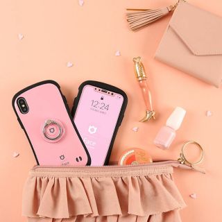 アイフォーン(iPhone)のiface iPhoneXケース　pink(iPhoneケース)