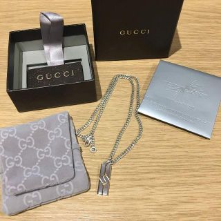 グッチ(Gucci)のグッチ シルバー　ノットネックレス（92018635）(ネックレス)