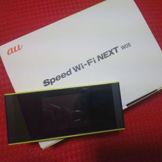 エーユー(au)のSpeed Wi-Fi NEXT W05★WiMAX2+★モバイルルーター★au(その他)