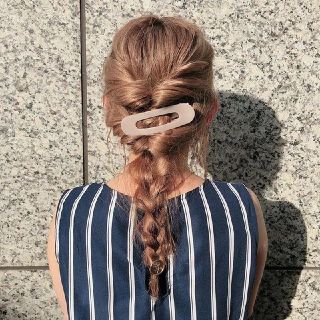 フーズフーチコ(who's who Chico)のヘアクリップ　茶色(ヘアアクセサリー)