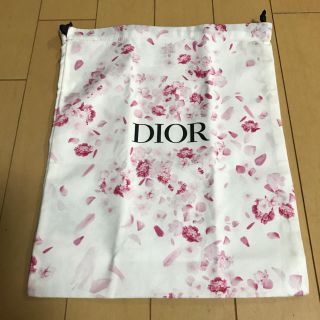 ディオール(Dior)のDIOR 花柄 巾着 ♦︎ ノベルティ ♦︎ 非売品(ポーチ)