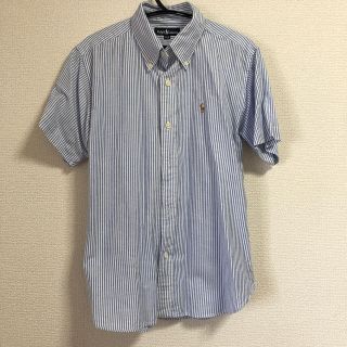 ラルフローレン(Ralph Lauren)のラルフローレン　ストライプシャツ　160cm(ブラウス)