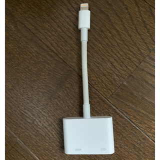 アップル(Apple)のApple HDMI変換ケーブル 純正(映像用ケーブル)