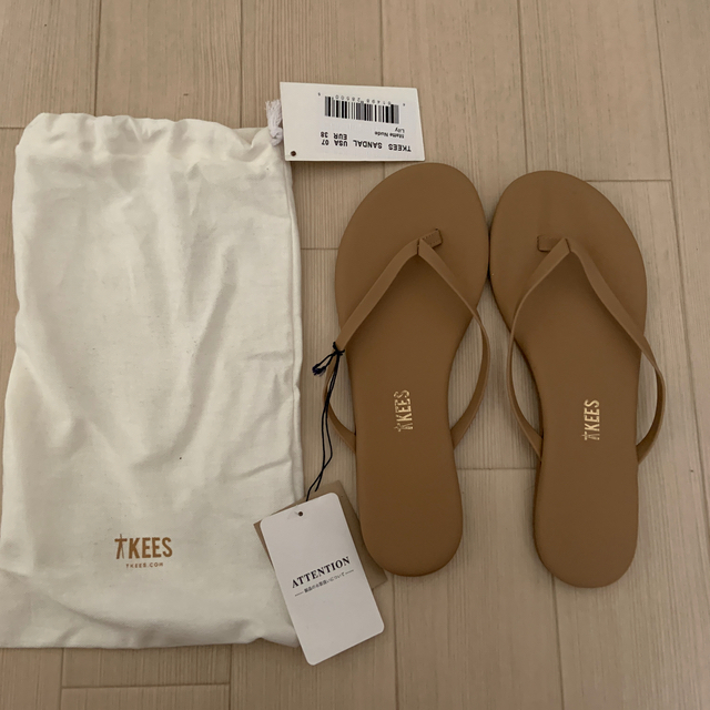 Plage(プラージュ)のm-様専用　TKEES LILY サンダル(ベージュ) レディースの靴/シューズ(サンダル)の商品写真