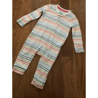 ベビーギャップ(babyGAP)のbaby Gap   ストライプ柄ロンパース　6-12months(ロンパース)