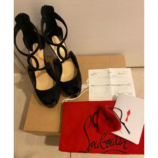 クリスチャンルブタン(Christian Louboutin)のルブタン　ヒール　パンプス  オープントゥパンプス　ブーツ　サンダル(ハイヒール/パンプス)