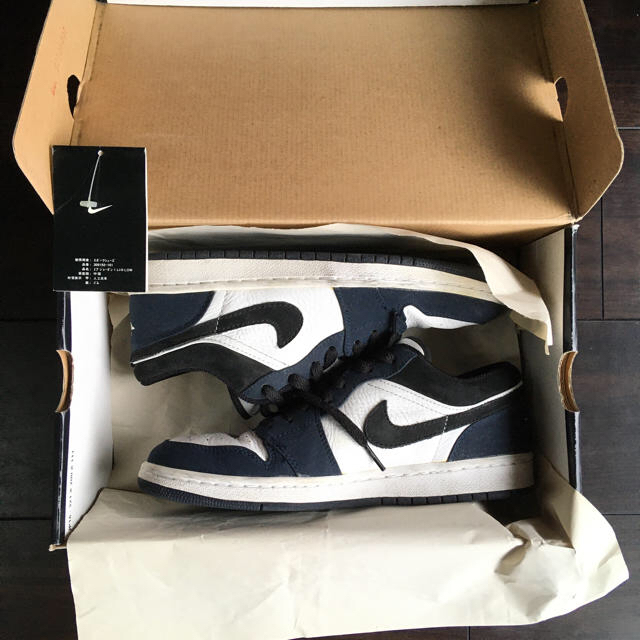 HBEAUTYANDYOUTH"AIR JORDAN 1"超希少RETRO LOW MIDNIGHT NAVY