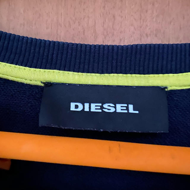 DIESEL(ディーゼル)のDIESEL ダメージ加工 デニムスウェット レディースのトップス(トレーナー/スウェット)の商品写真