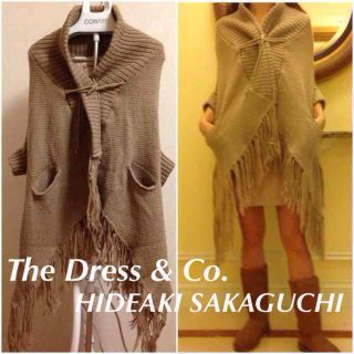 ザドレスアンドコーヒデアキサカグチ(The Dress & Co. HIDEAKI SAKAGUCHI)のTheDress&Co.ポンチョニット(ポンチョ)