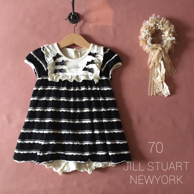 JILLSTUART NEWYORK(ジルスチュアートニューヨーク)のJILLSTUART NEWYORKジル スチュアート｜ドレスオール*̩̩̥୨୧ キッズ/ベビー/マタニティのベビー服(~85cm)(セレモニードレス/スーツ)の商品写真