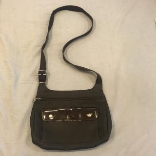 ロンシャン(LONGCHAMP)のロンシャン LONGCHAMP 斜め掛けショルダー　ダークブラウン(ショルダーバッグ)