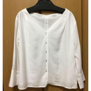 プロポーションボディドレッシング(PROPORTION BODY DRESSING)の【新品未使用】PBD♡メタルボタンシアーボイルブラウス(シャツ/ブラウス(長袖/七分))