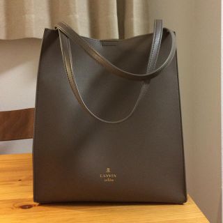 ランバンオンブルー(LANVIN en Bleu)の【えにょにょん様専用】グレージュ バッグ 2way(ショルダーバッグ)