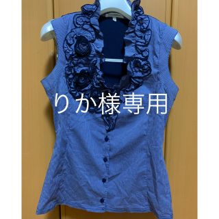 ナラカミーチェ(NARACAMICIE)のりか様専用　ナラカミーチェ　ノースリーブ　シャツ(シャツ/ブラウス(半袖/袖なし))