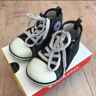 コンバース(CONVERSE)のコンバース ハイカット スニーカー  黒 14㎝ オールスター(スニーカー)