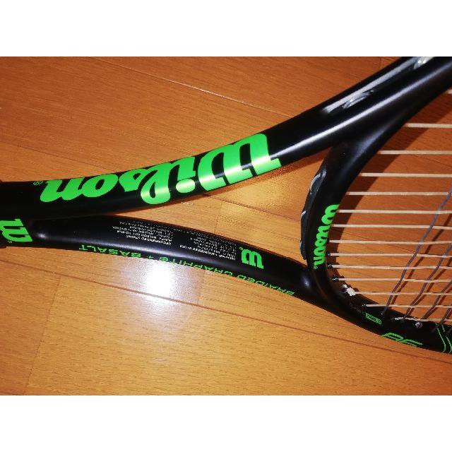 wilson(ウィルソン)の【DAIさん専用】プロストック H19 Blade 98 Black／Green スポーツ/アウトドアのテニス(ラケット)の商品写真