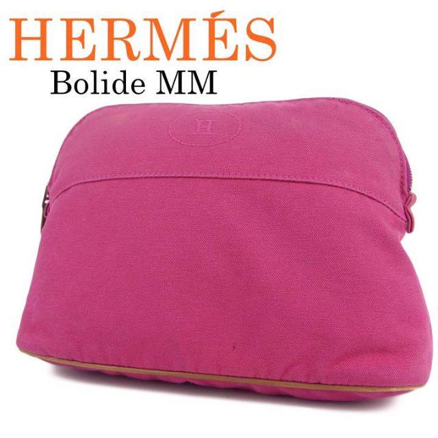 Hermes - エルメス ボリード MM Hロゴ キャンバス コスメ 化粧 ポーチ ミニ バッグの通販 by mammut's shop