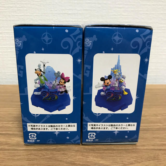 Disney(ディズニー)のTDR◆25周年◆フィギュアコレクション◆2個セット エンタメ/ホビーのおもちゃ/ぬいぐるみ(キャラクターグッズ)の商品写真