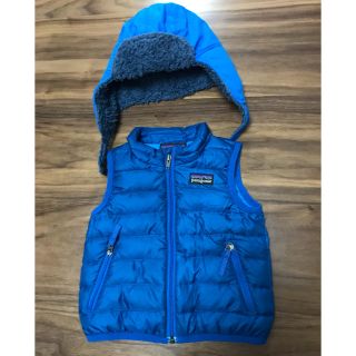 パタゴニア(patagonia)のパタゴニアベビー　ダウンベスト&帽子セット(ジャケット/コート)