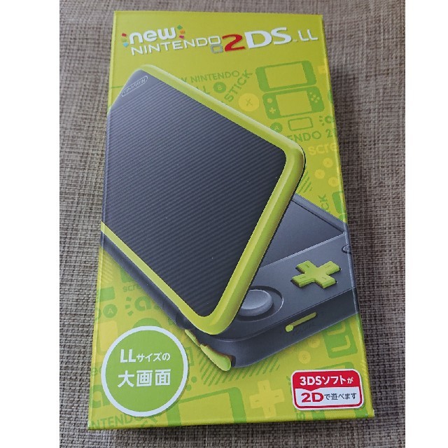 一番人気物 Newニンテンドー2DS LL ブラック×ライム ケースとドラクエ