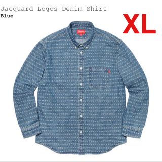 シュプリーム(Supreme)のSupreme Jacquard Logos Denim Shirt XL 新品(シャツ)