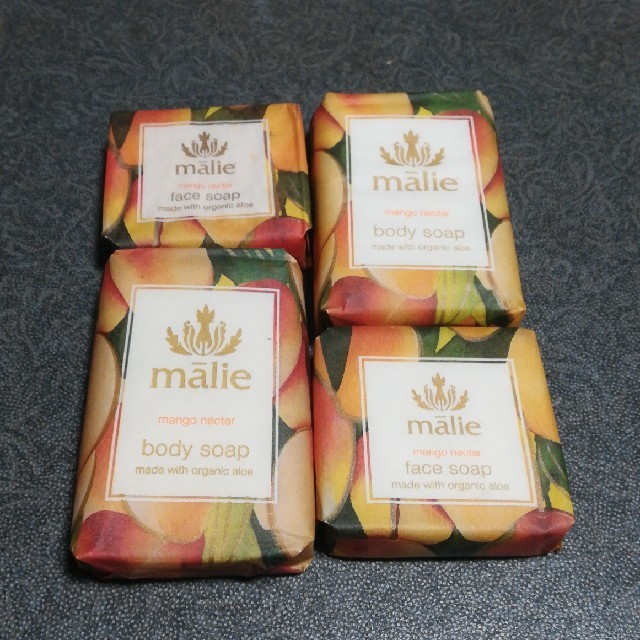 Malie Organics(マリエオーガニクス)のマリエオーガニック　ソープセット コスメ/美容のボディケア(ボディソープ/石鹸)の商品写真