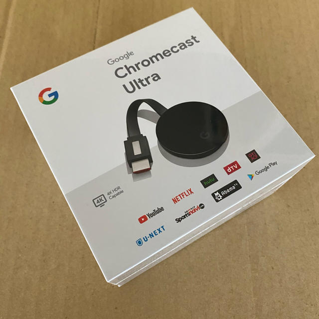 Google Chromecast ultra 未開封新品