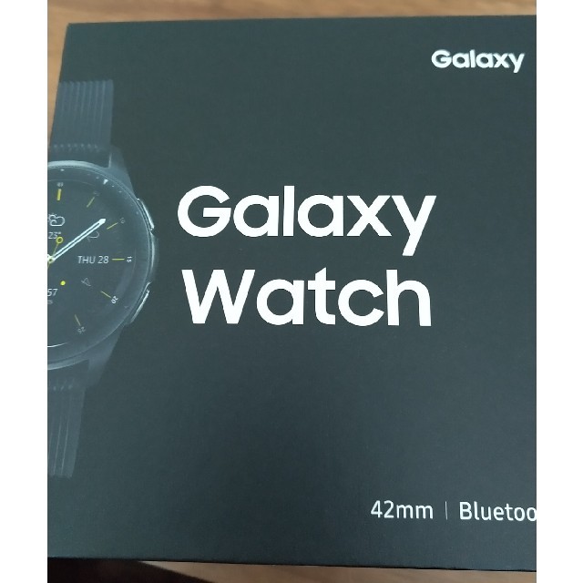 SAMSUNG(サムスン)のGalaxy Watch 42mm Midnight Black メンズの時計(腕時計(デジタル))の商品写真