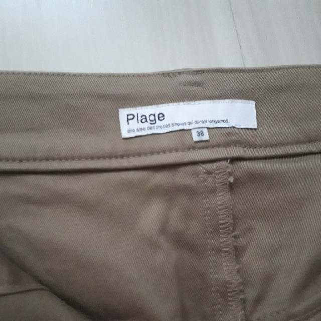 Plage(プラージュ)のaz様専用★Plage ベージュチノタイトスカート レディースのスカート(ひざ丈スカート)の商品写真