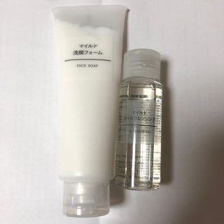 ムジルシリョウヒン(MUJI (無印良品))の無印　マイルド洗顔フォーム　マイルドクレンジング オイル(クレンジング/メイク落とし)