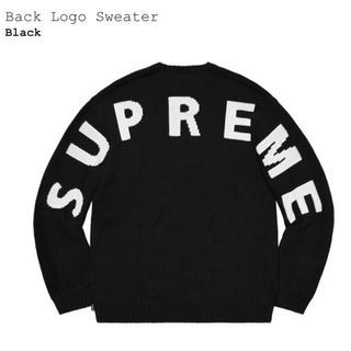 シュプリーム(Supreme)のSupreme  Back Logo Sweate  Sサイズ(ニット/セーター)