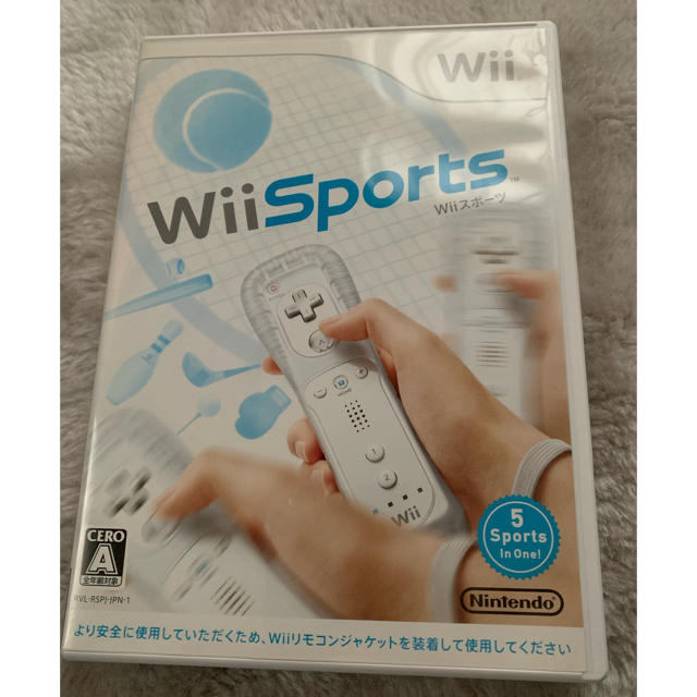 Wii(ウィー)のWiiスポーツ Wii エンタメ/ホビーのゲームソフト/ゲーム機本体(家庭用ゲームソフト)の商品写真