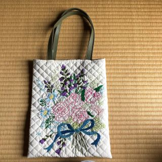 刺繍　トートバック(バッグ)