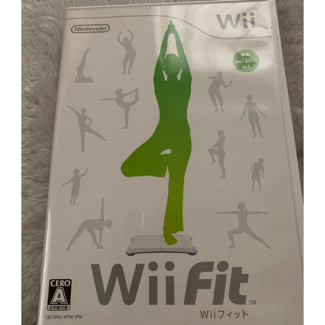 Wii(ウィー)のWii fit ソフトのみ エンタメ/ホビーのゲームソフト/ゲーム機本体(家庭用ゲームソフト)の商品写真