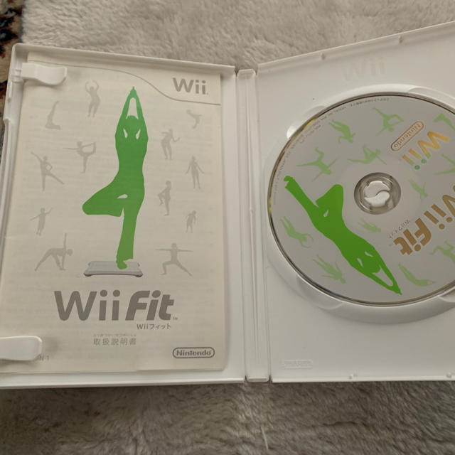 Wii(ウィー)のWii fit ソフトのみ エンタメ/ホビーのゲームソフト/ゲーム機本体(家庭用ゲームソフト)の商品写真