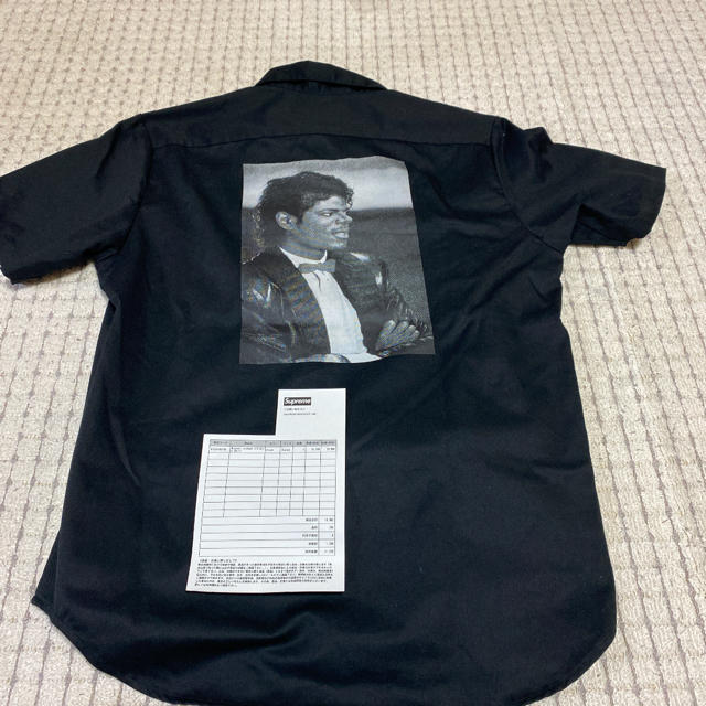 supreme Michael Jackson work shirt 黒　XLシャツ