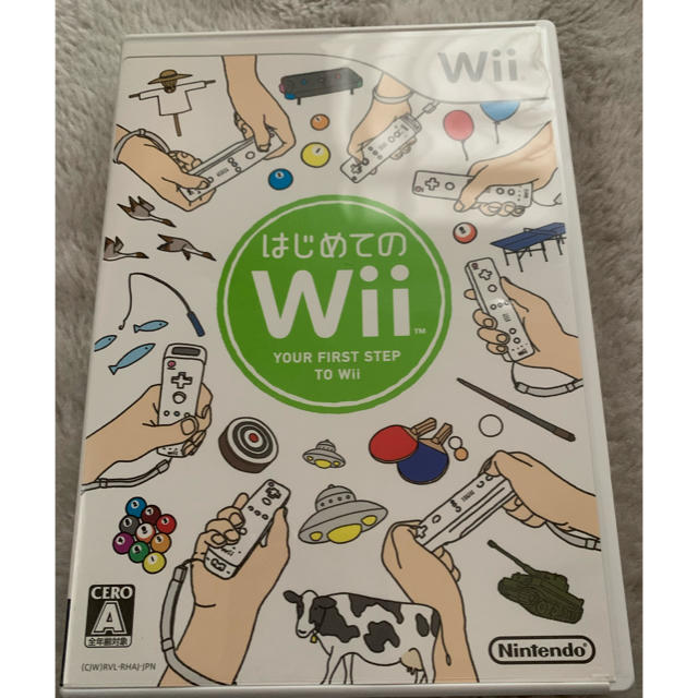 Wii(ウィー)のはじめてのWii ソフトのみ エンタメ/ホビーのゲームソフト/ゲーム機本体(家庭用ゲームソフト)の商品写真