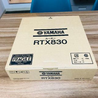 ヤマハ(ヤマハ)の【新品】RTX830（YAMAHA）　ルーター(PC周辺機器)