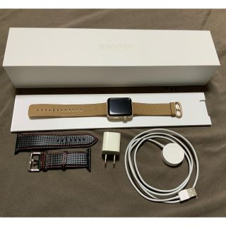 アップルウォッチ(Apple Watch)の【ニッキー7さん専用】Apple Watch series2 42mm ゴールド(その他)