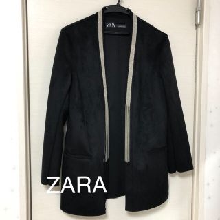 ザラ(ZARA)のZARA スエード調ジャケット(ノーカラージャケット)