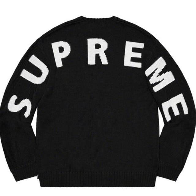 Supreme(シュプリーム)のsupreme Back Logo Sweater Black M セーター メンズのトップス(ニット/セーター)の商品写真