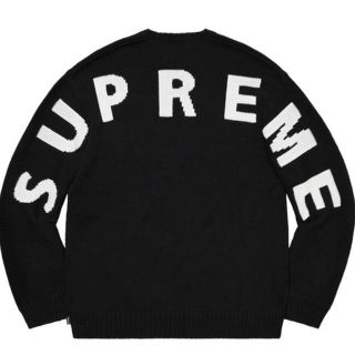 シュプリーム(Supreme)のsupreme Back Logo Sweater Black M セーター(ニット/セーター)