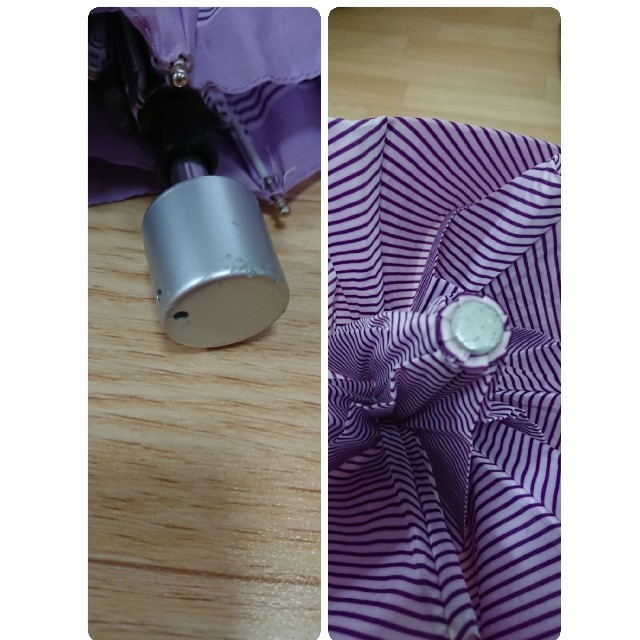 ウォーターフロント 軽量 折りたたみ傘 レディースのファッション小物(傘)の商品写真